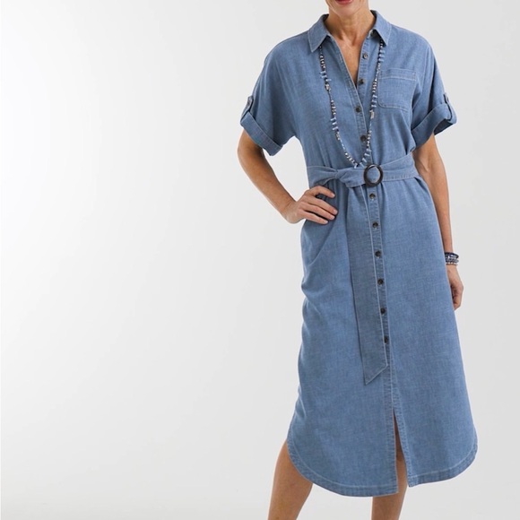 chicos denim dress Purple Denim Romper - Vintage Washed V-Neck Sleeveless Jumpsuit main image 0